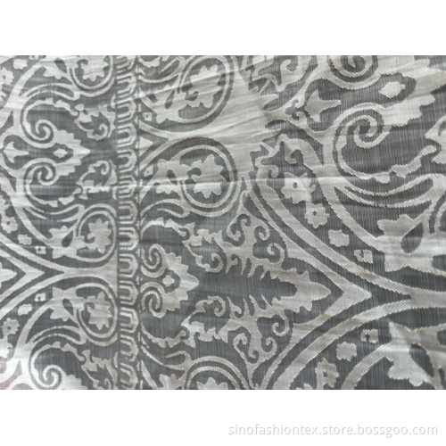 rayon polyester burnout fabric for lady's spring summer outwear